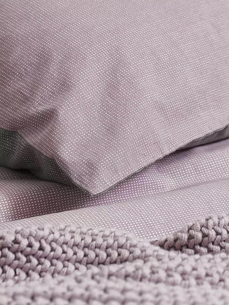 MARC O'POLO HOME | Tagesdecke - Plaid Nordic Knit 130x170cm Lavender Mist | lila