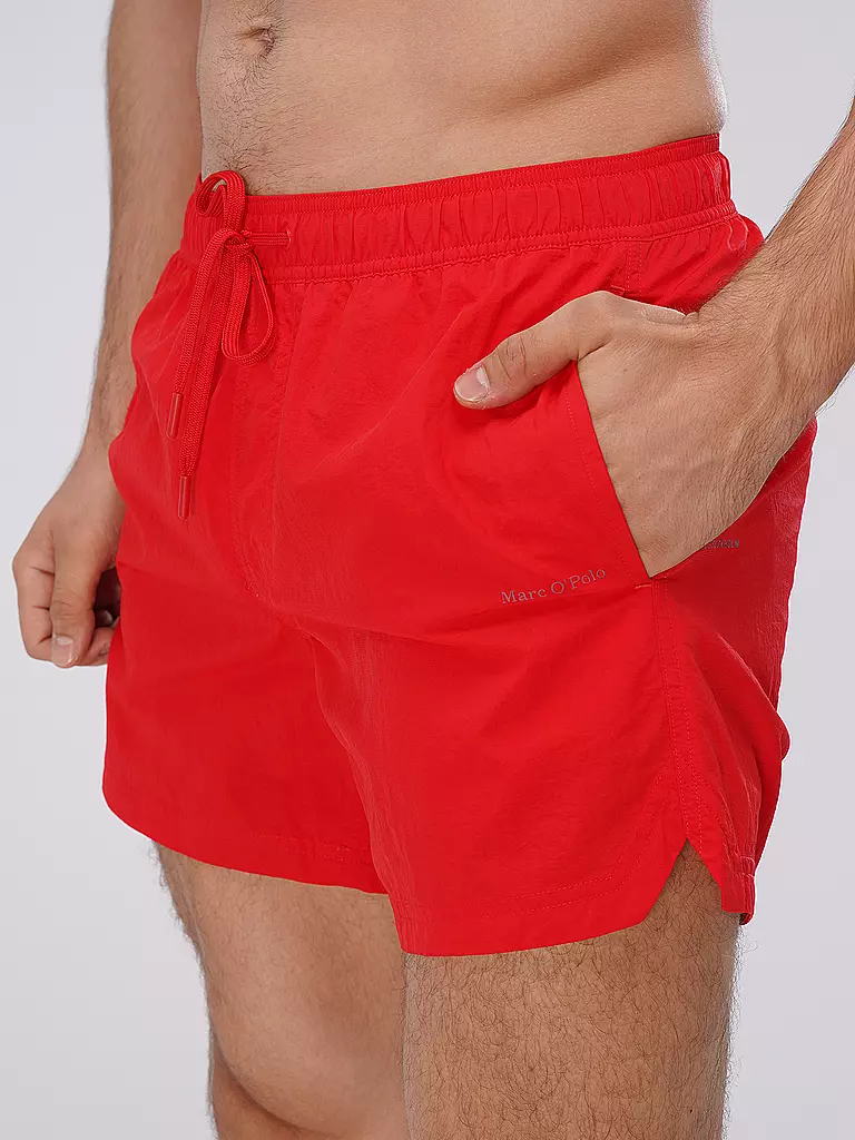 MARC O'POLO | Badeshorts  | rot