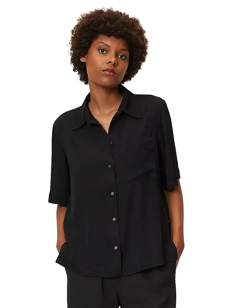 MARC O'POLO | Bluse | schwarz