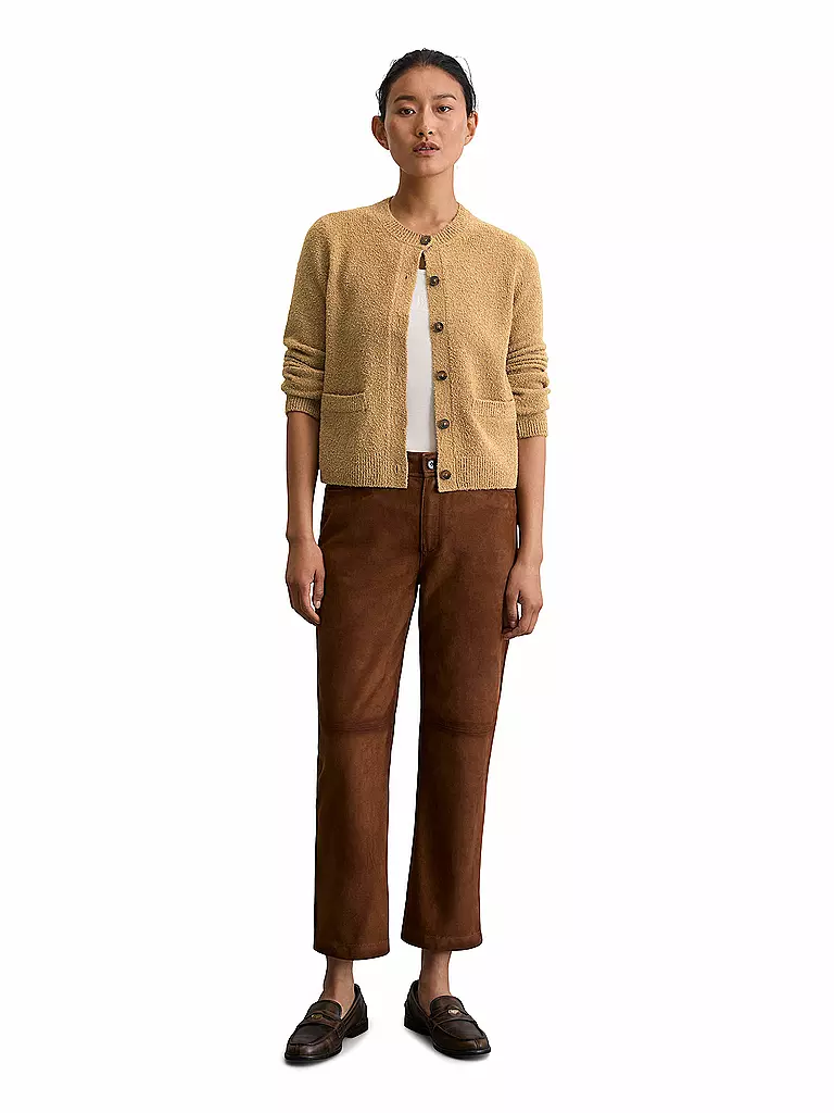 MARC O'POLO | Cardigan | hellbraun