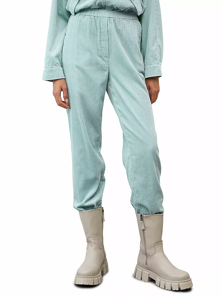 MARC O'POLO | Cord Hose Jogging Fit | hellblau