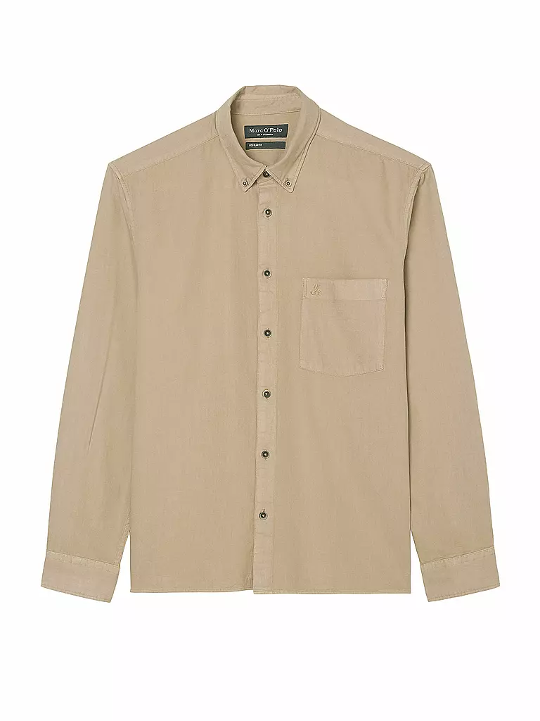 MARC O'POLO | Hemd Regular Fit  | Camel
