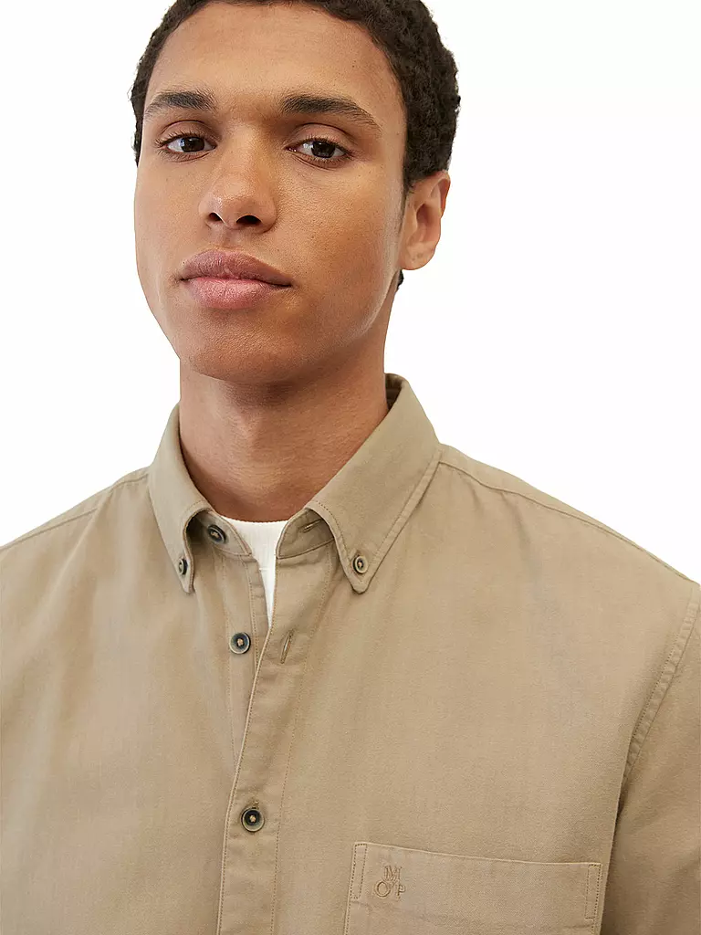 MARC O'POLO | Hemd Regular Fit  | Camel