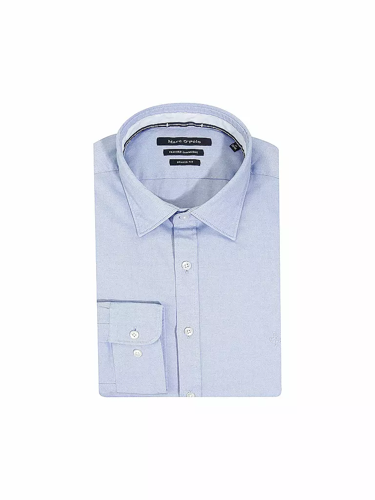 MARC O'POLO | Hemd Shaped Fit | blau