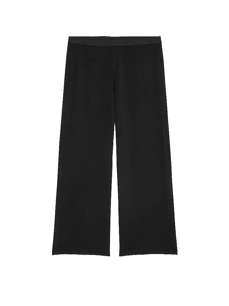 MARC O'POLO | Hose Wide Leg | schwarz