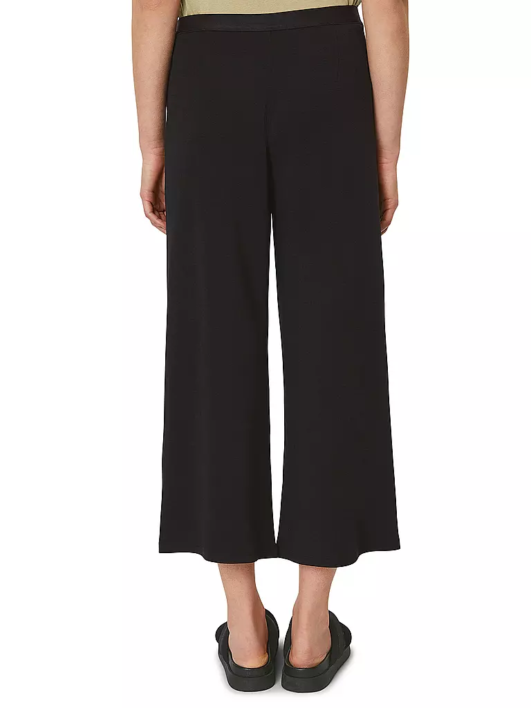 MARC O'POLO | Hose Wide Leg | schwarz