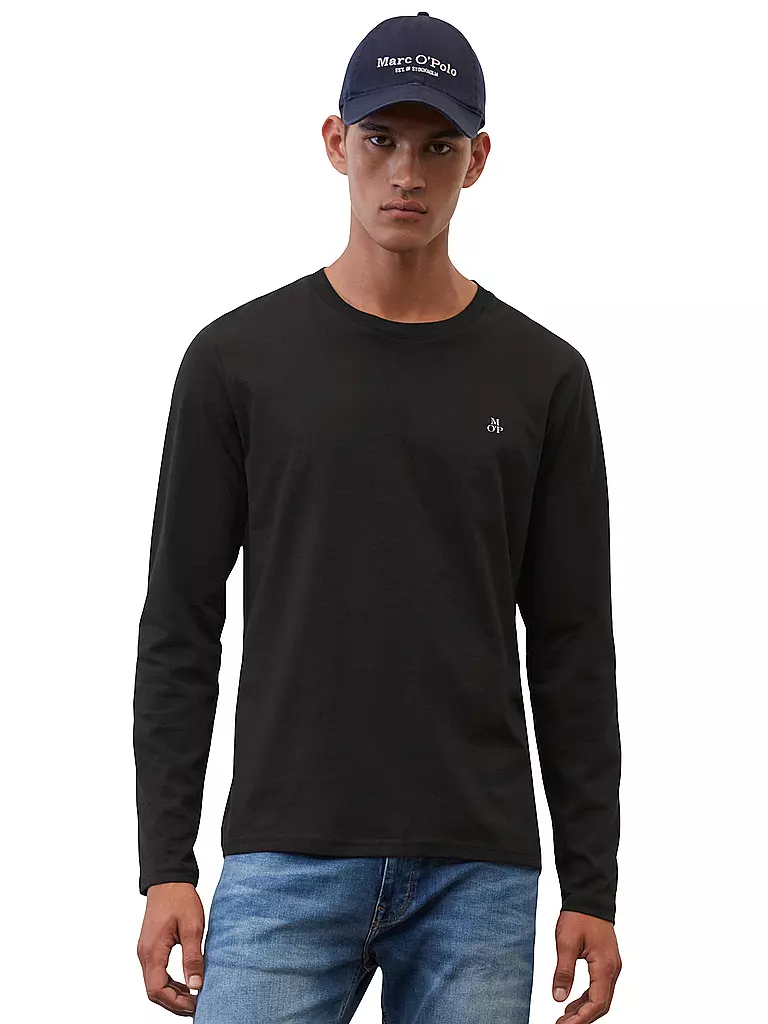 MARC O'POLO | Langarmshirt  | schwarz