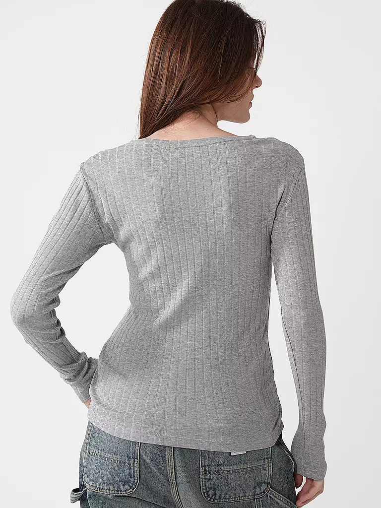 MARC O'POLO | Langarmshirt  | grau