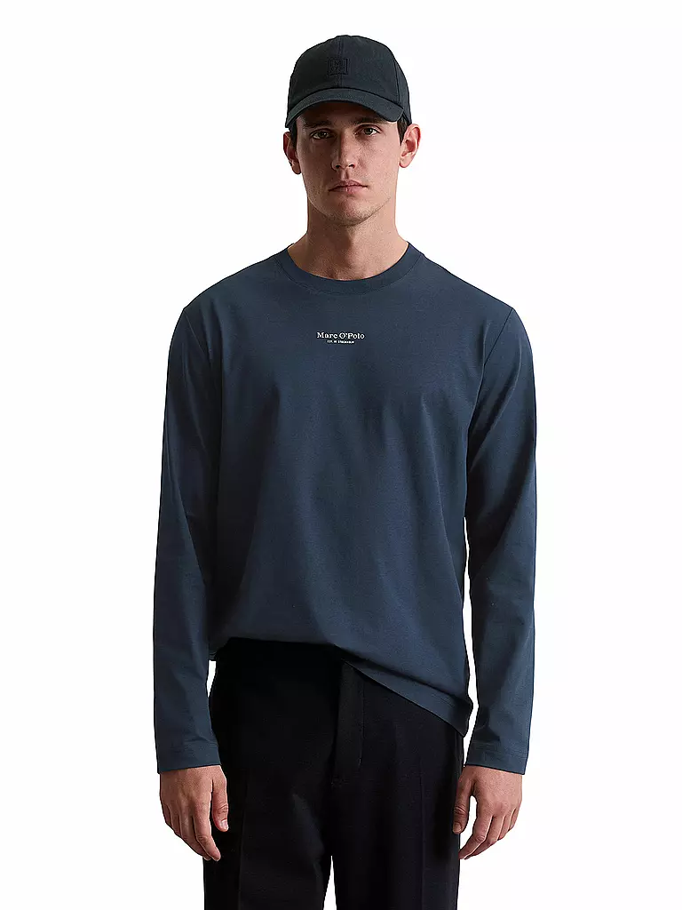 MARC O'POLO | Langarmshirt  | blau