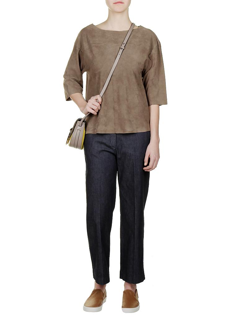 MARC O'POLO | Leder-Pullover  | 