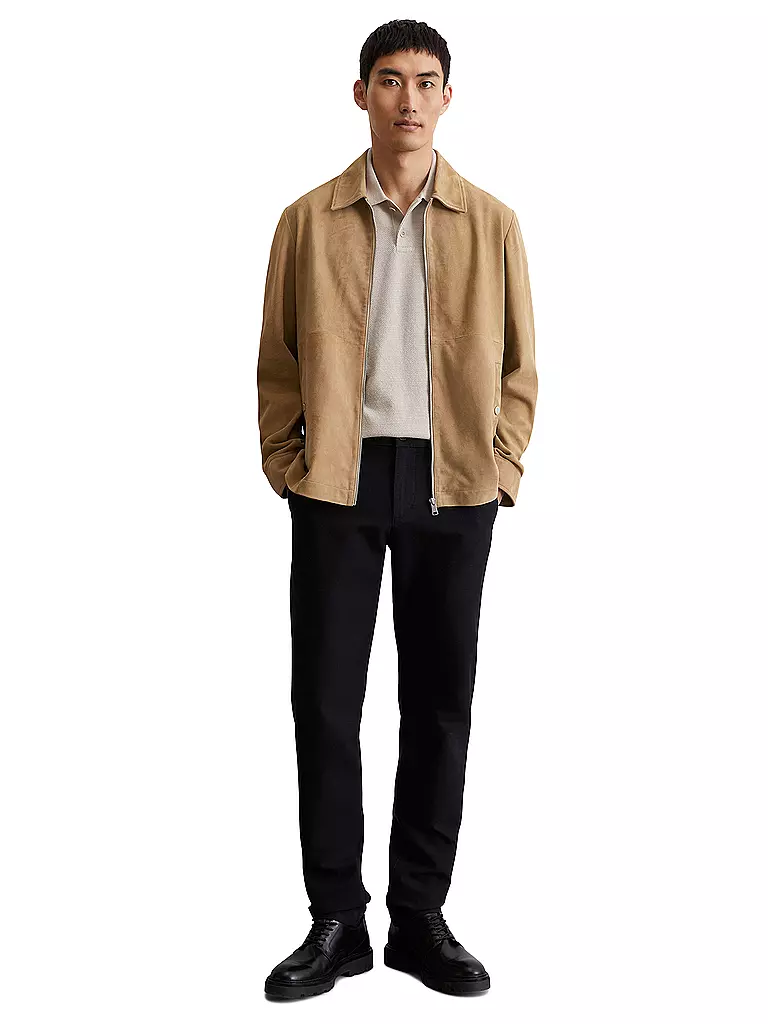 MARC O'POLO | Lederjacke | beige