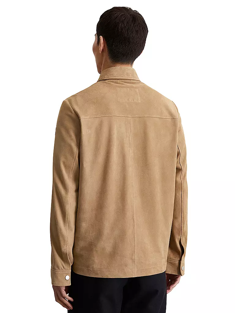 MARC O'POLO | Lederjacke | beige