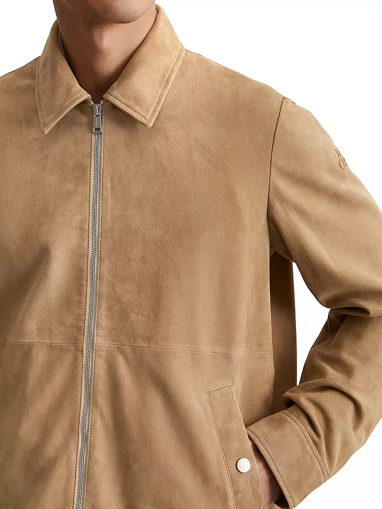 MARC O'POLO | Lederjacke | beige