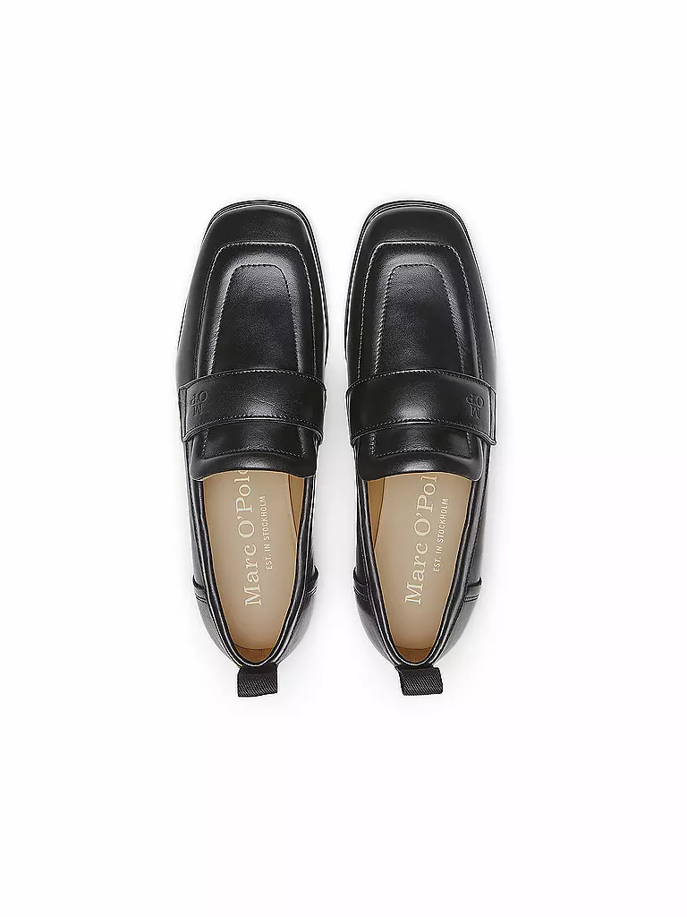 MARC O'POLO | Lederschuhe - Loafer  | schwarz