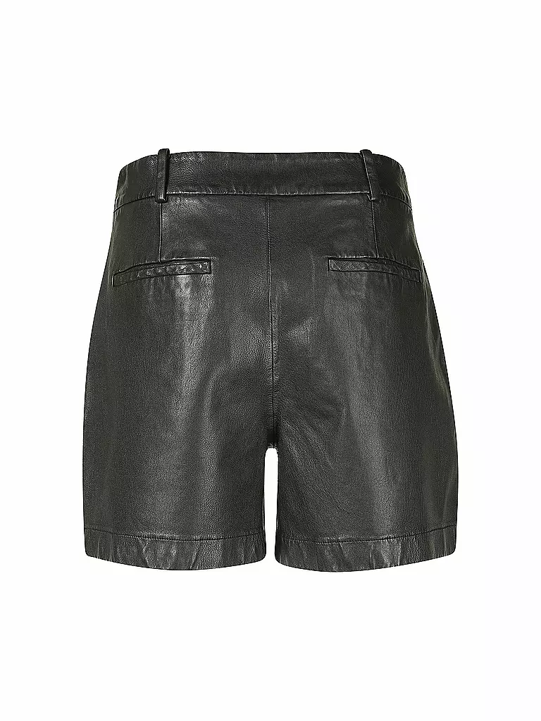 MARC O'POLO | Ledershorts | schwarz