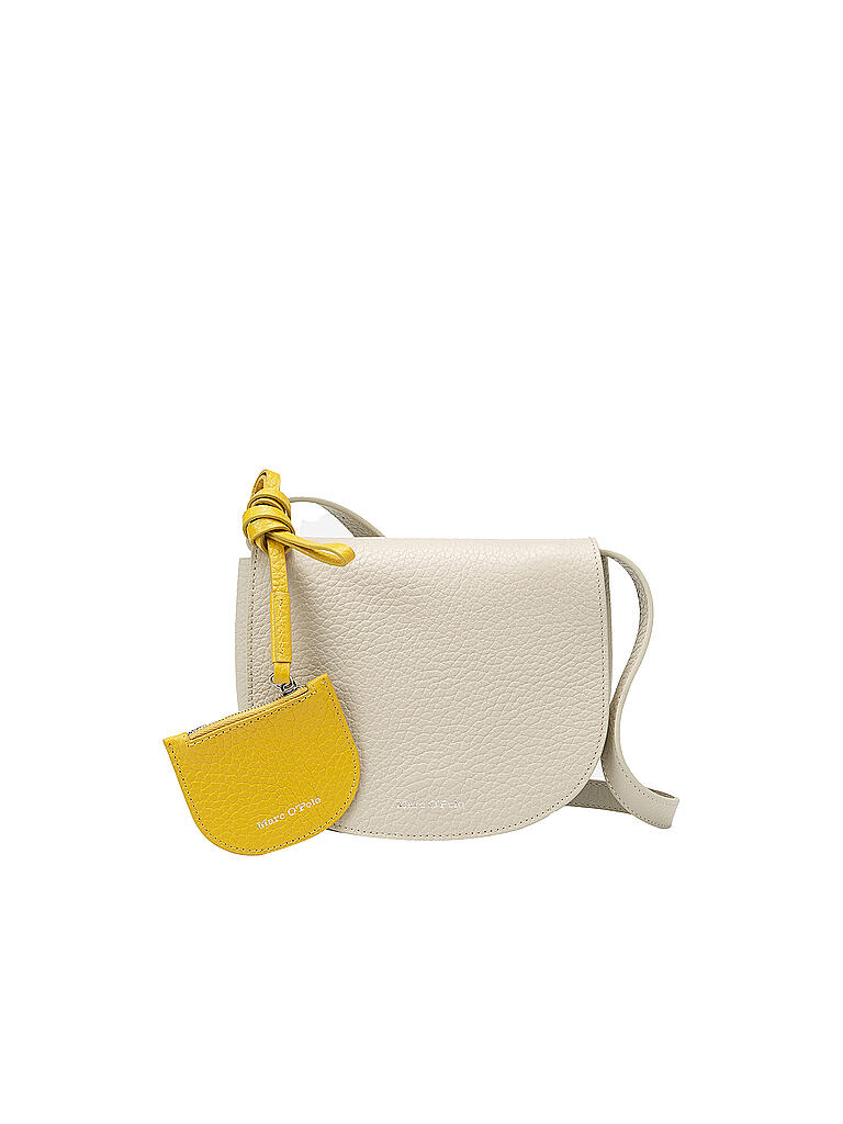 MARC O'POLO | Ledertasche - Crossbody Bag S | weiß