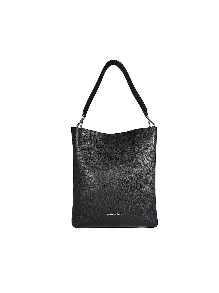 MARC O'POLO | Ledertasche - Hobo Bag | dunkelblau