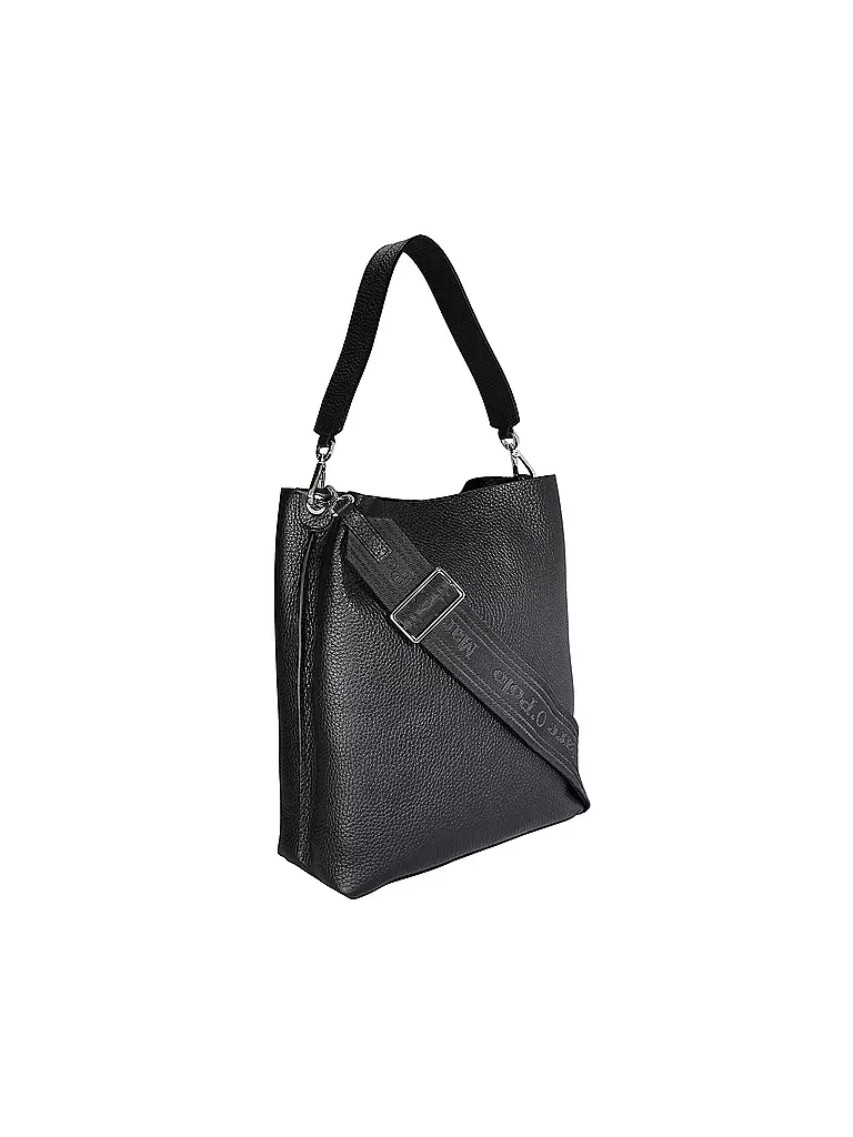 MARC O'POLO | Ledertasche - Hobo Bag | dunkelblau