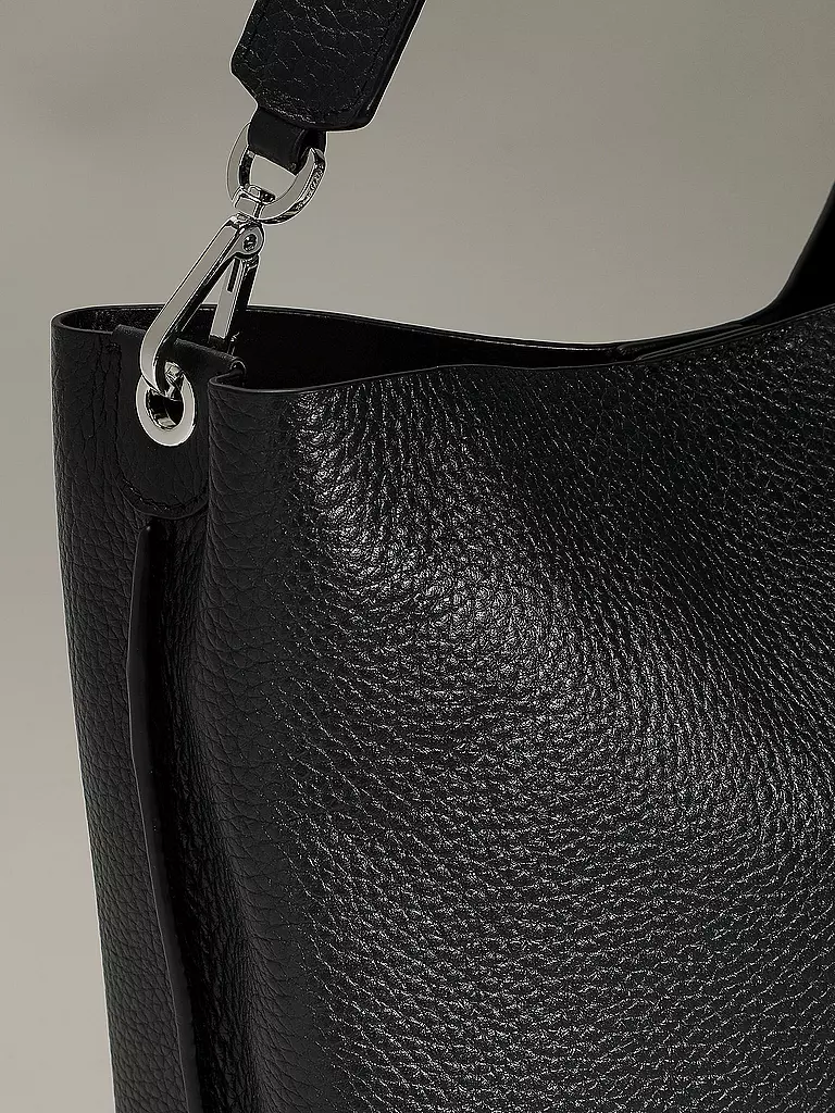 MARC O'POLO | Ledertasche - Hobo Bag | dunkelblau