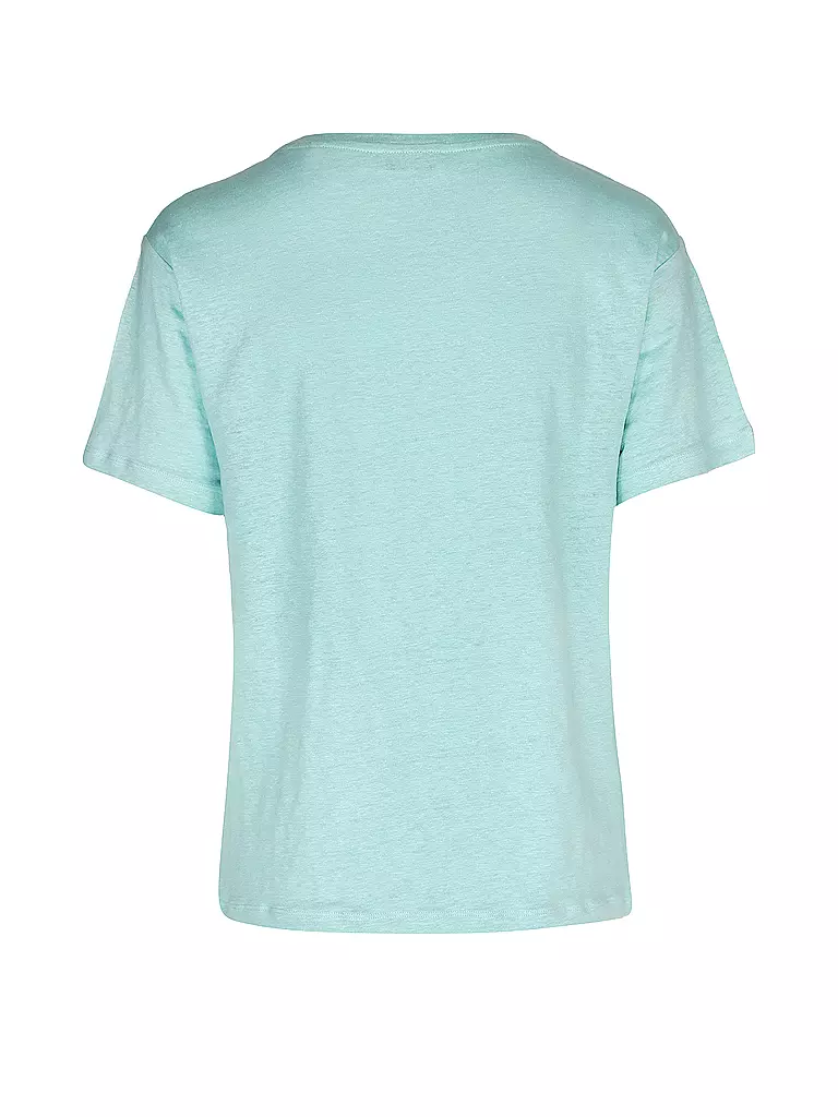 MARC O'POLO | Leinen T-Shirt | hellblau