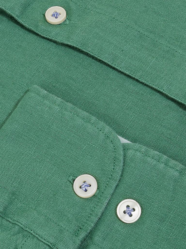 MARC O'POLO | Leinenhemd Regular Fit | grün