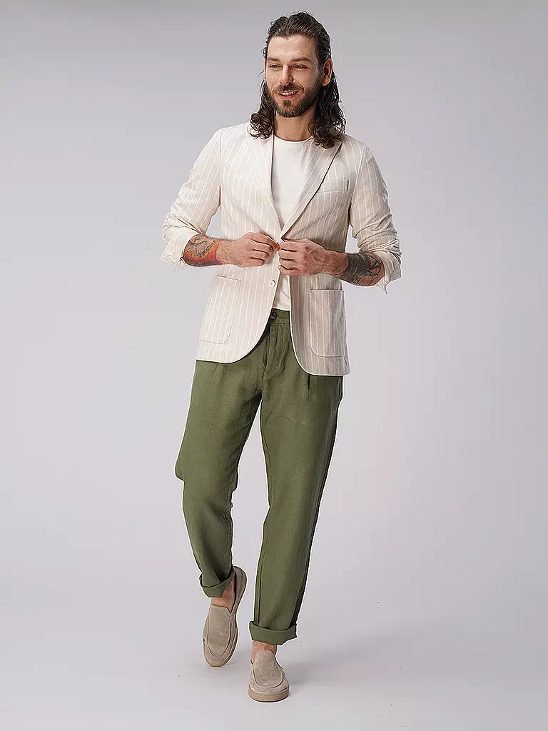 MARC O'POLO | Leinenhose OSBY | olive