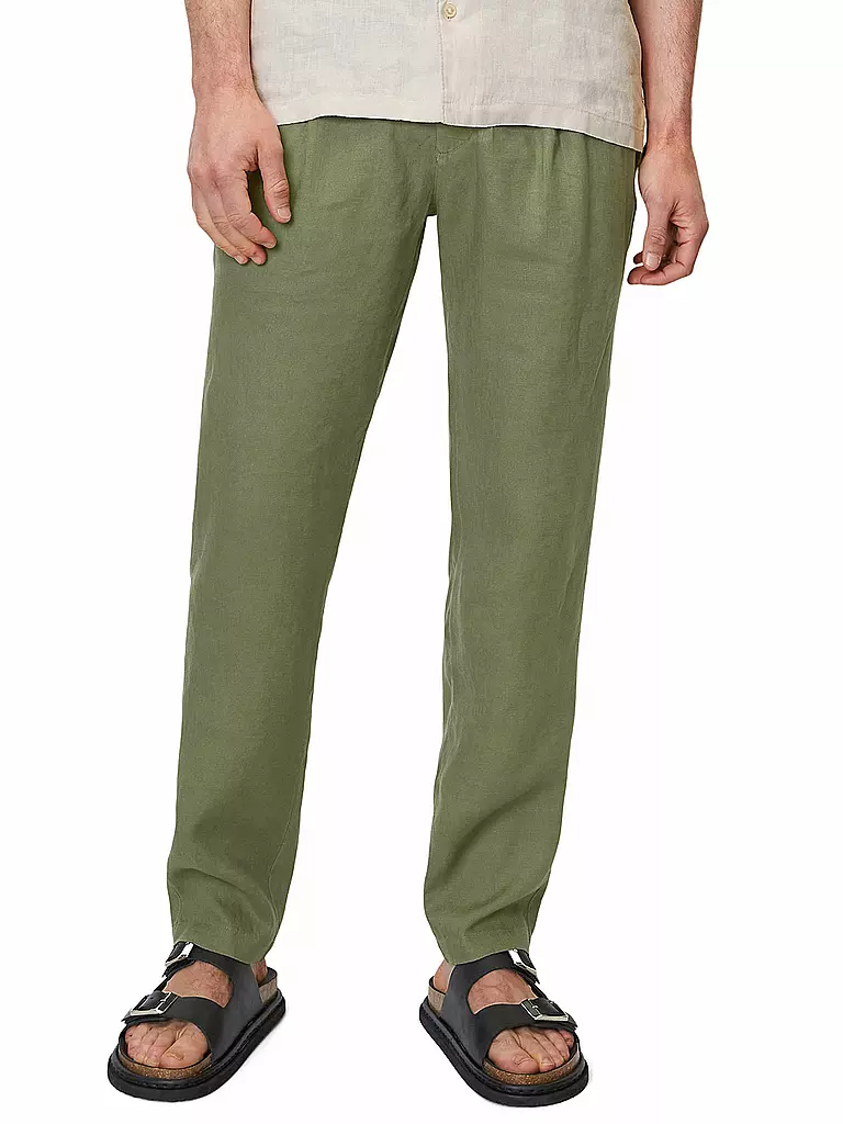 MARC O'POLO | Leinenhose OSBY | olive