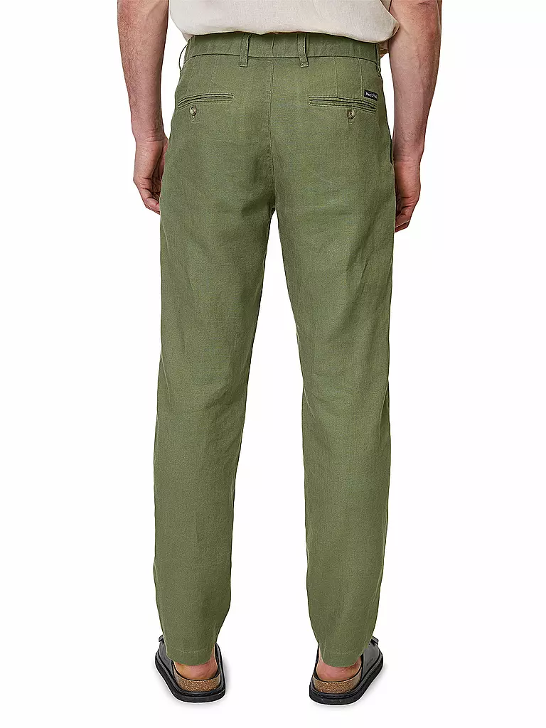 MARC O'POLO | Leinenhose OSBY | olive
