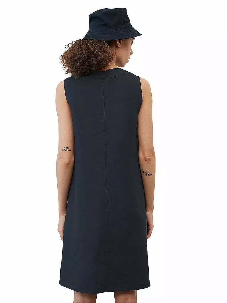 MARC O'POLO | Leinenkleid | blau