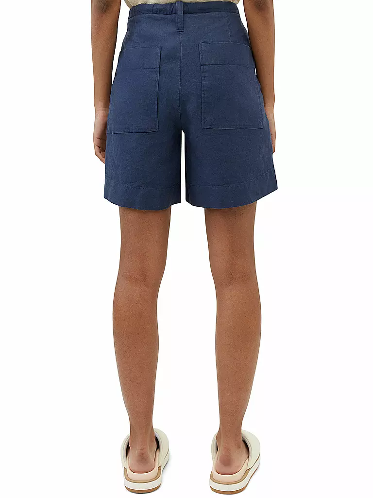 MARC O'POLO | Leinenshorts | blau