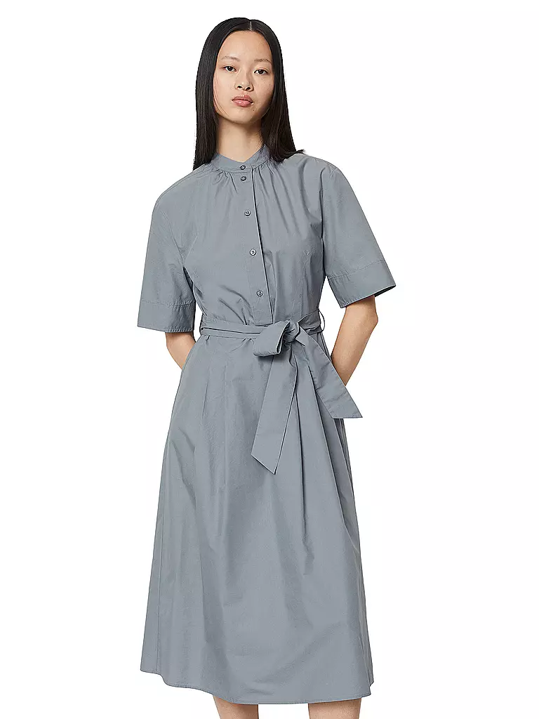 MARC O'POLO | Midikleid | hellgrau