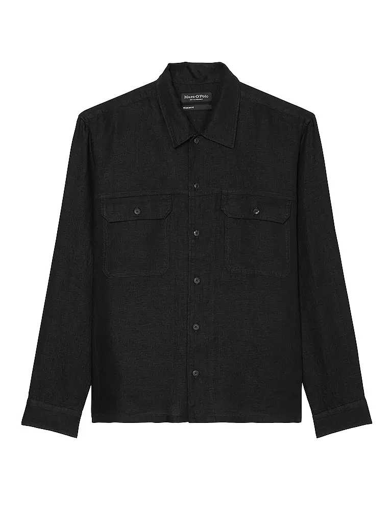 MARC O'POLO | Overshirt  | schwarz