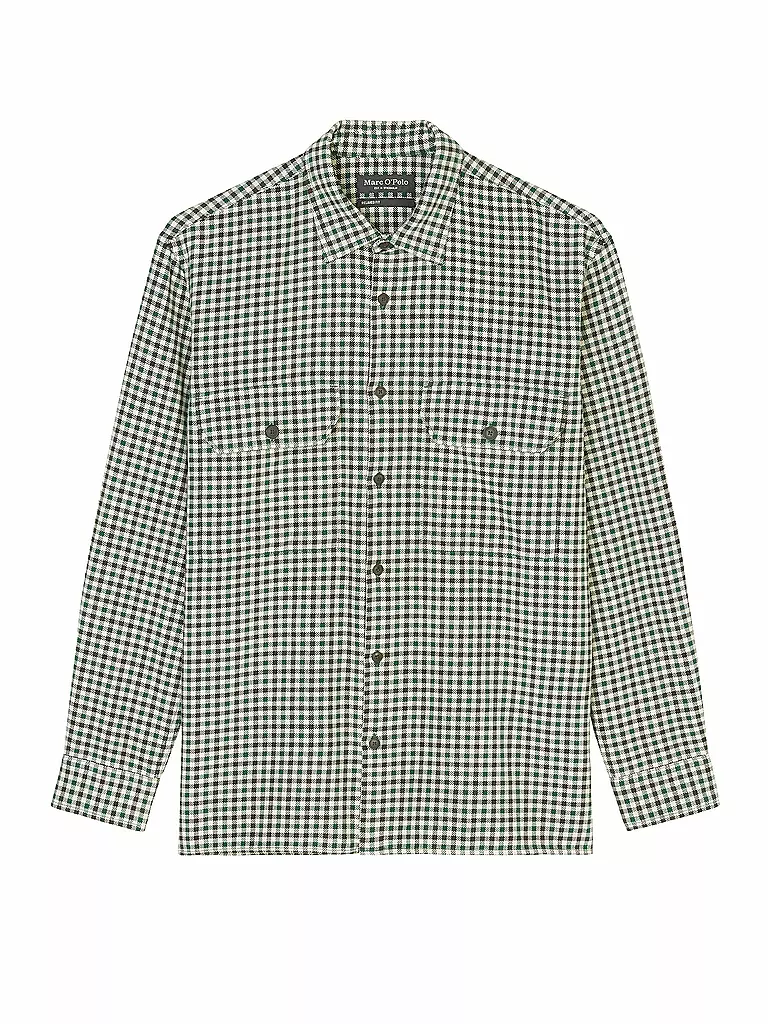 MARC O'POLO | Overshirt Relaxed Fit | grün