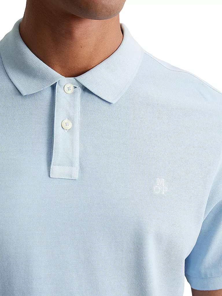 MARC O'POLO | Poloshirt Regular Fit | hellblau