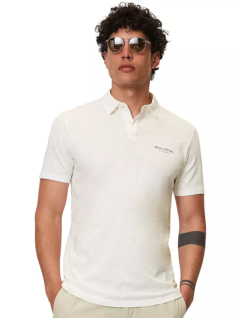 MARC O'POLO | Poloshirt | weiss