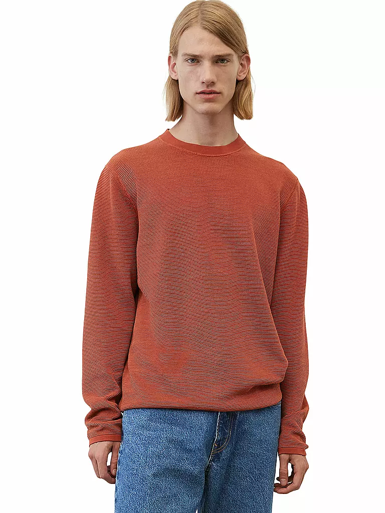 MARC O'POLO | Pullover Relaxed Fit | rot