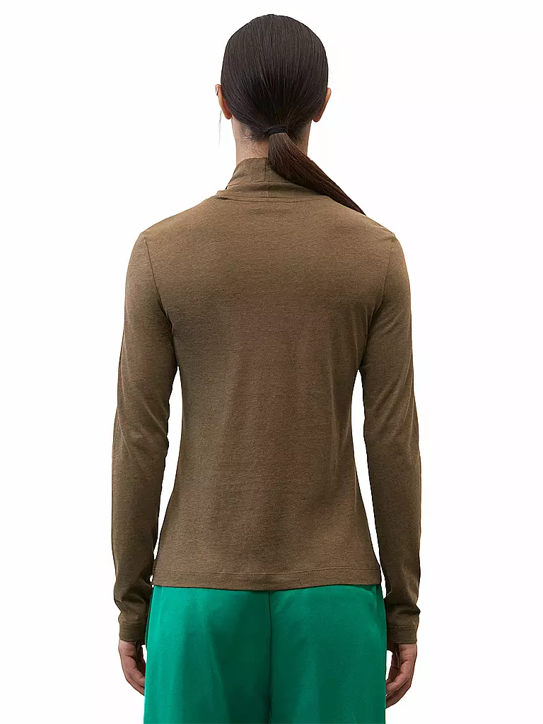 MARC O'POLO | Rollkragenshirt | braun
