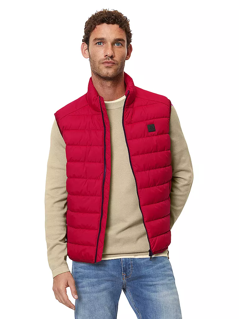 MARC O'POLO | Steppgilet  | rot