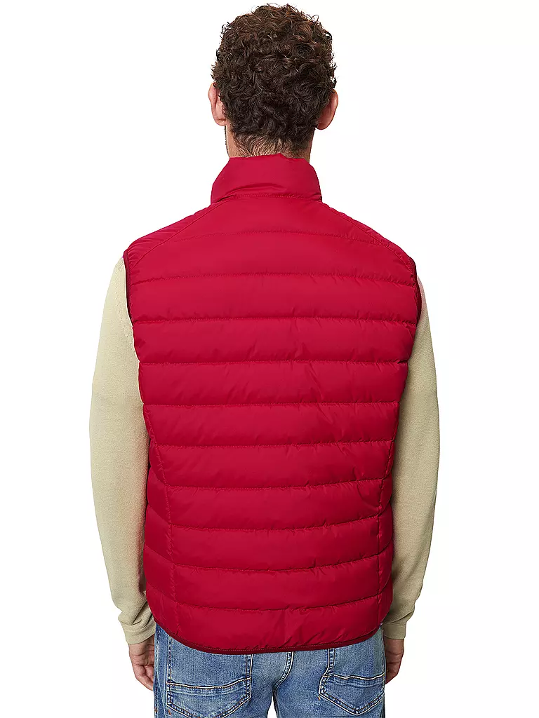 MARC O'POLO | Steppgilet  | rot