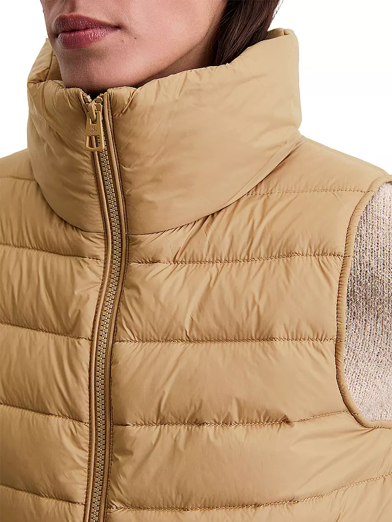 MARC O'POLO | Steppgilet  | hellbraun