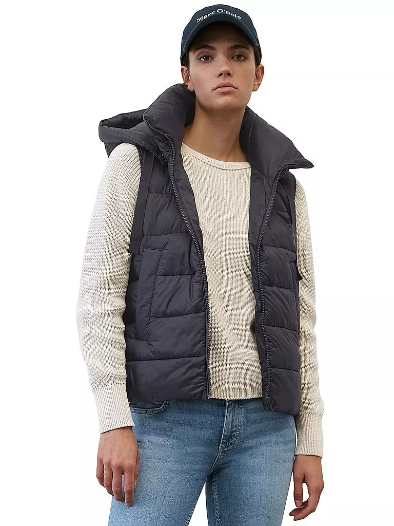 MARC O'POLO | Steppgilet | dunkelblau