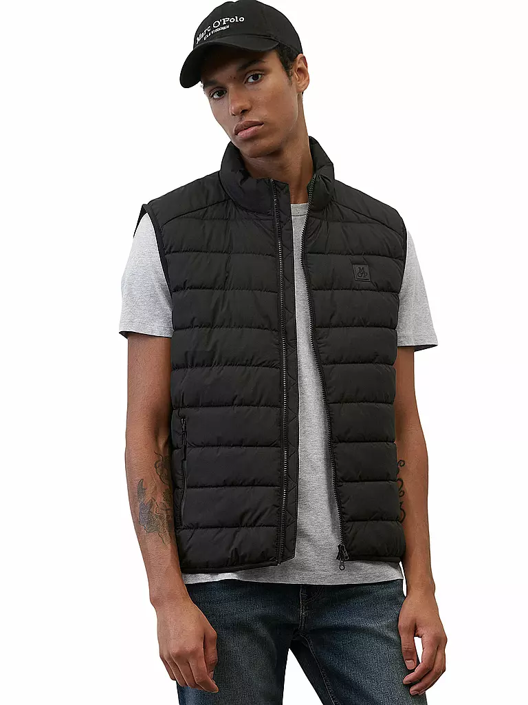 MARC O'POLO | Steppgilet | schwarz