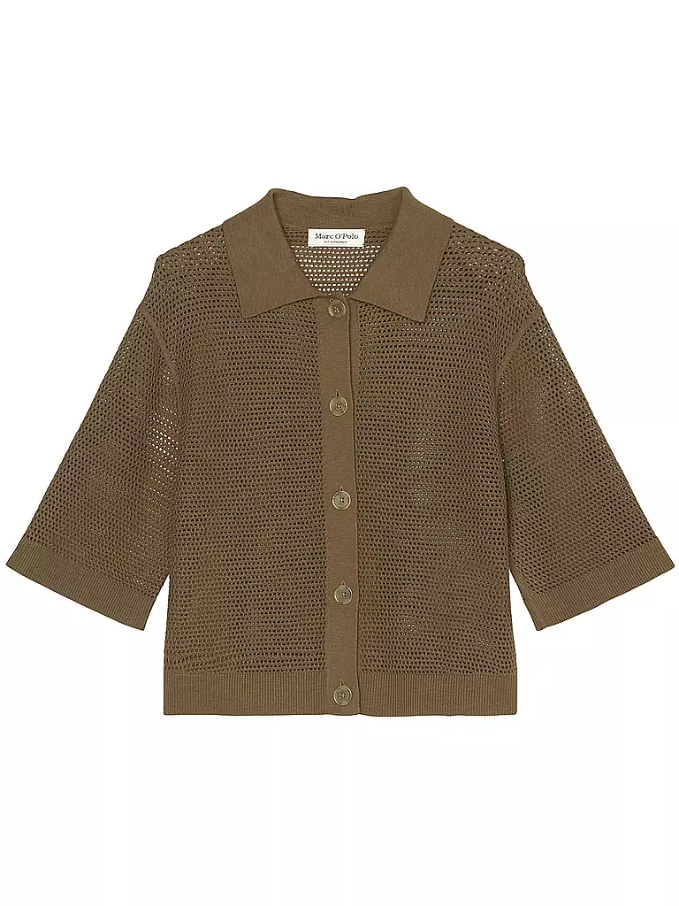 MARC O'POLO | Strickjacke  | braun