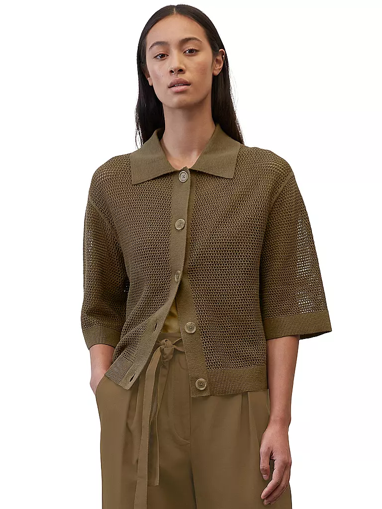 MARC O'POLO | Strickjacke  | braun