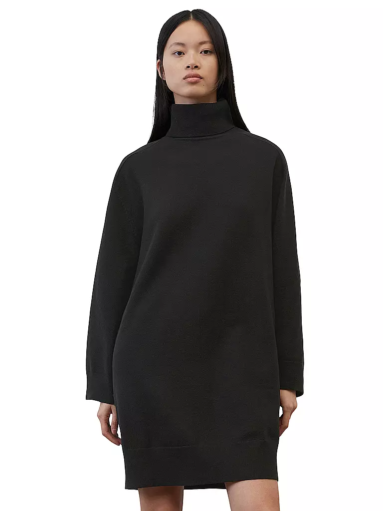 MARC O'POLO | Strickkleid | schwarz