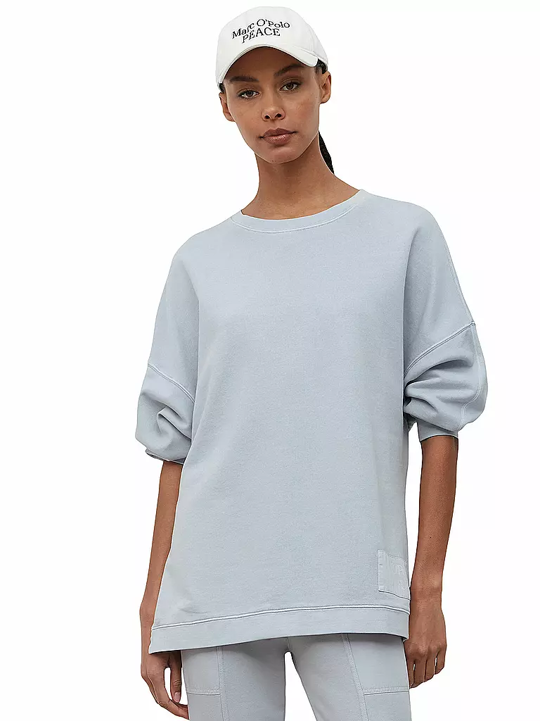 MARC O'POLO | Sweater Oversized Fit  | hellblau