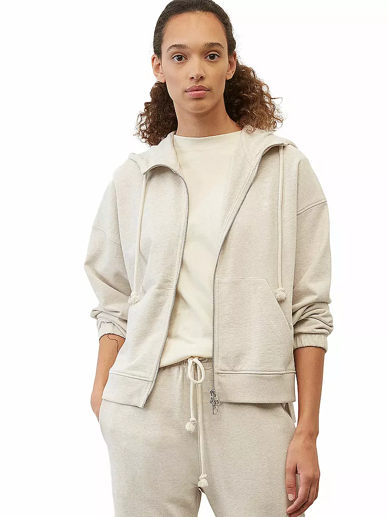 MARC O'POLO | Sweatjacke | creme