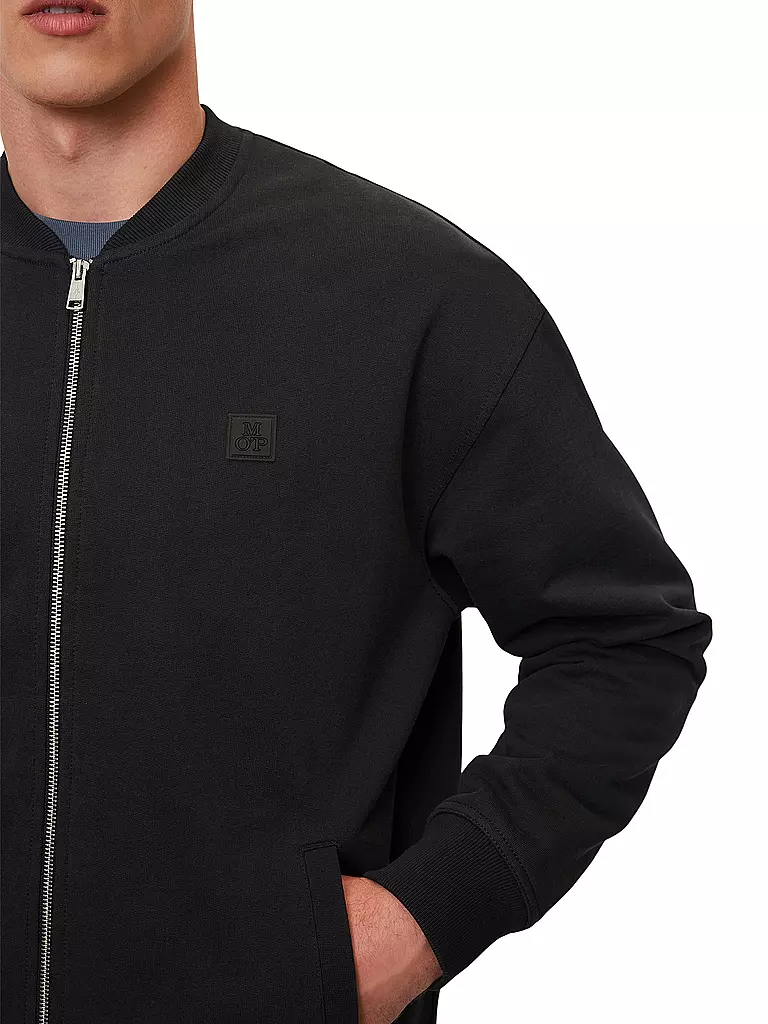 MARC O'POLO | Sweatjacke | schwarz