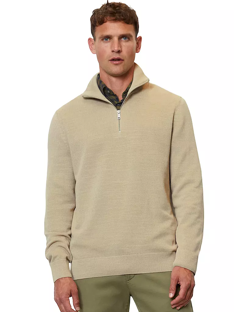 MARC O'POLO | Troyer Pullover | creme