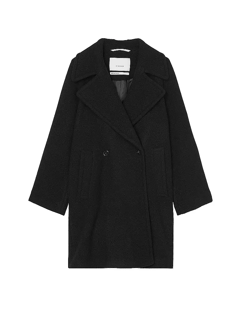 MARC O'POLO | Wollmantel | schwarz